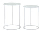 TAVOLINETTI HARTS BLANCS COPPIA CM ? 43X60-38X55