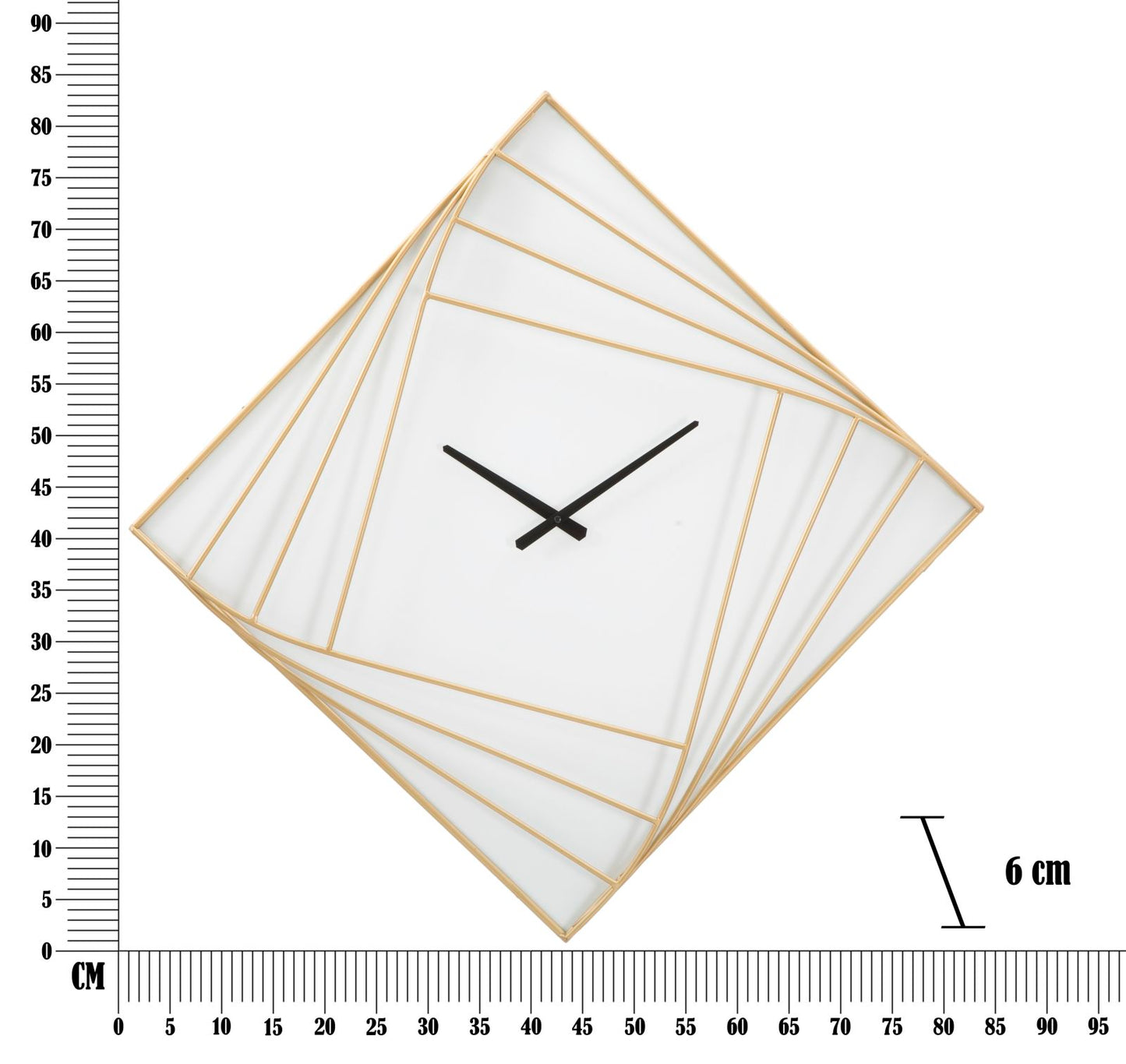 OROLOGIO DA MURO LIGNE GOLDY CM CM 85x6x85