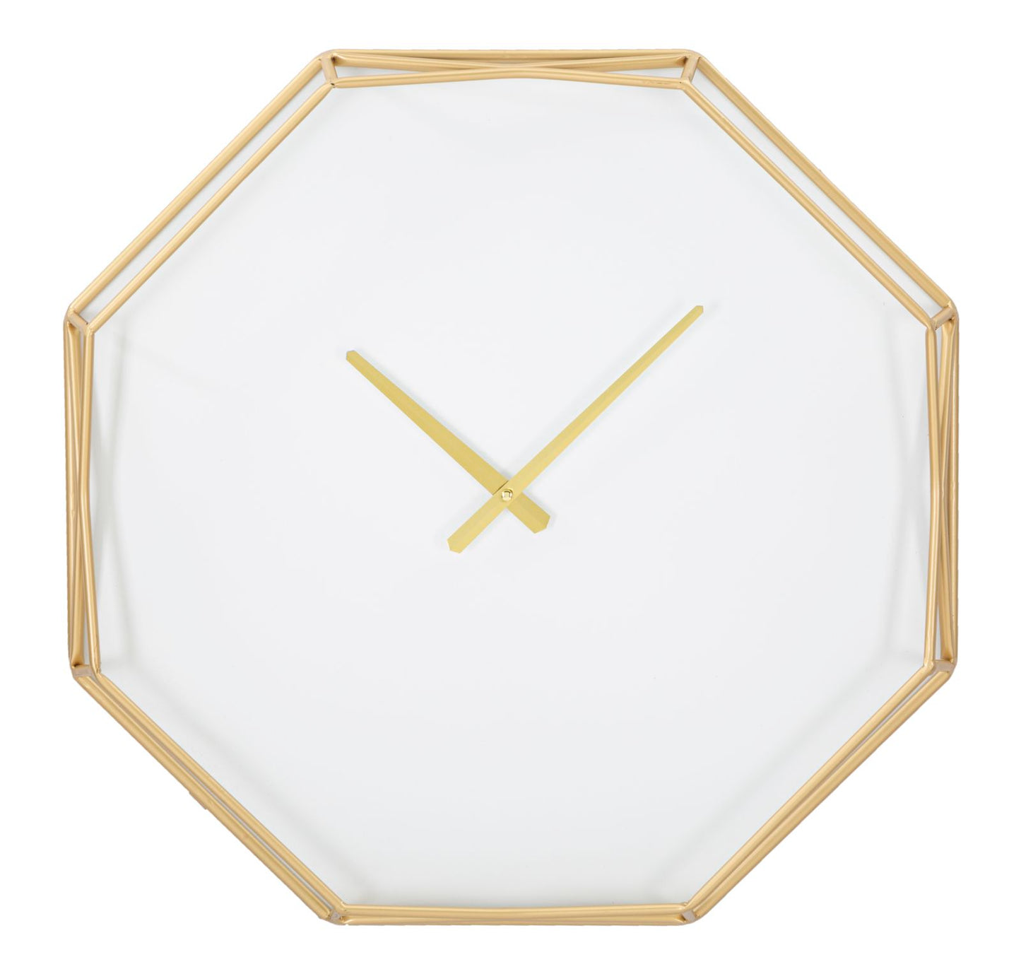 OROLOGIO DA MURO DOR¨¦ OCTOGONAL CM 56X6,5X56
