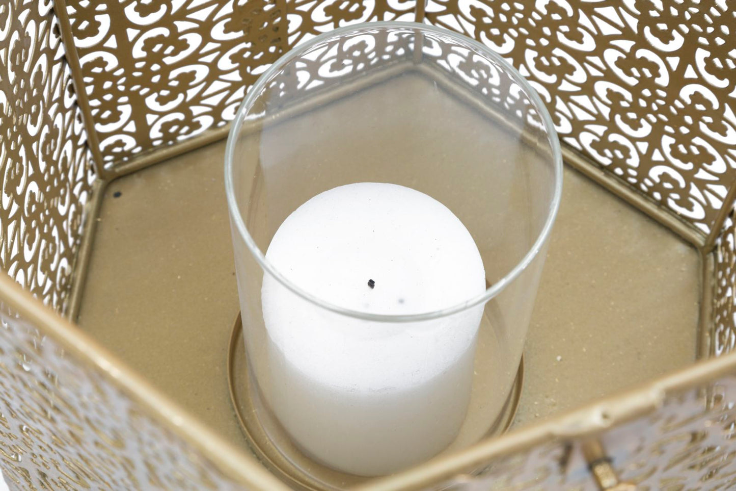LANTERNE DOR¨¦E CM 25X21X33