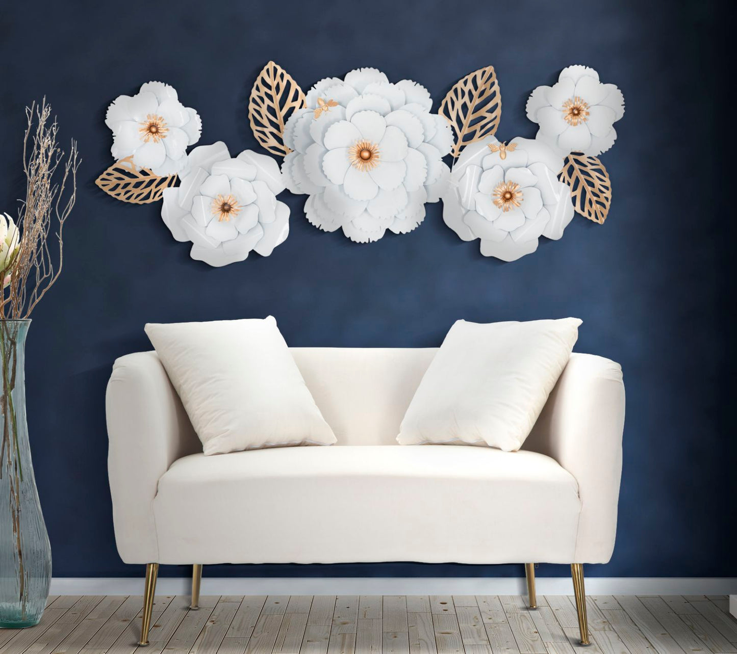 PANNELLO DA MURO D¨¦COR BLANC 158X9X60