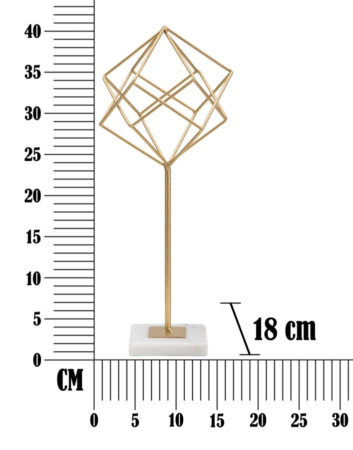 CUBE SCULTURA CM 16X18X41,5