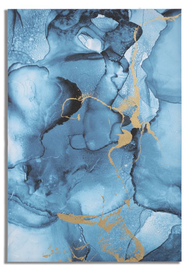 STAMPA DIPINTA BLEU REY CM 80X3X120