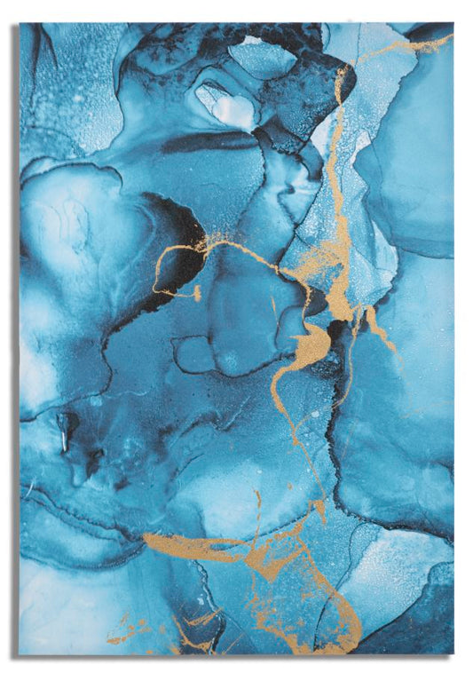 STAMPA DIPINTA BLEU REY CM 80X3X120