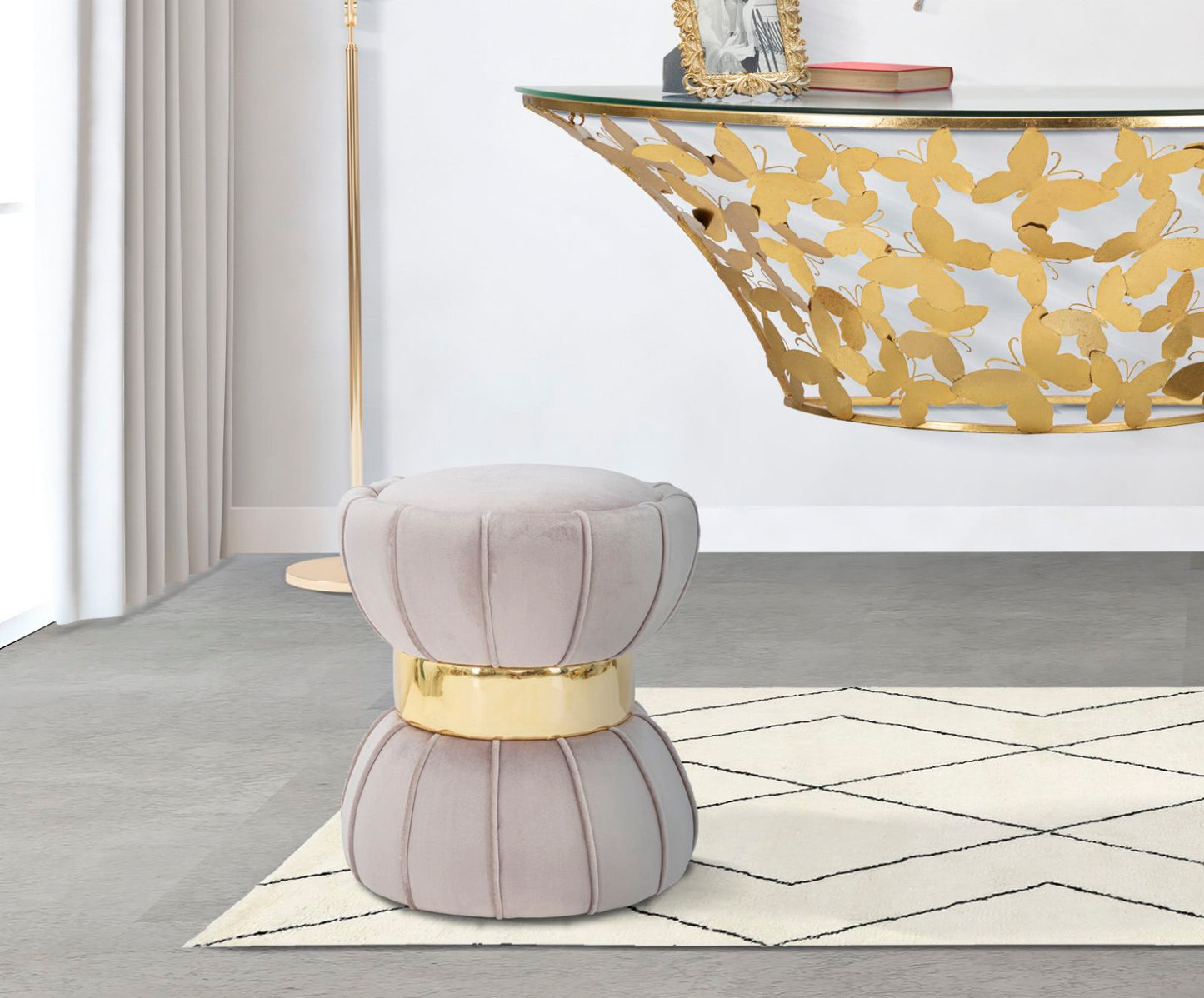 FLEUR DE SGABELLO CM GRIGIO CM ? 40X44
