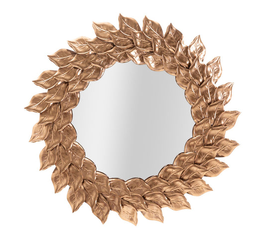 SPECCHIO DA MURO GLAM P¨¦TALE RAME CM ? 73X5