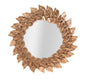 SPECCHIO DA MURO GLAM P¨¦TALE RAME CM ? 73X5