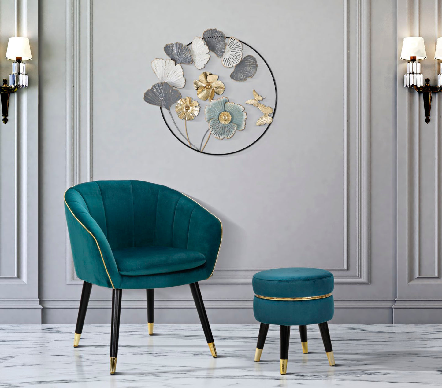 SGABELLO PARIS OTTANIO/OR CM ? 35X40,5