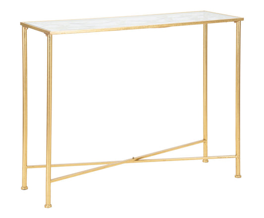 CONSOLE PAPILLONS VERRE CM 100X35X80
