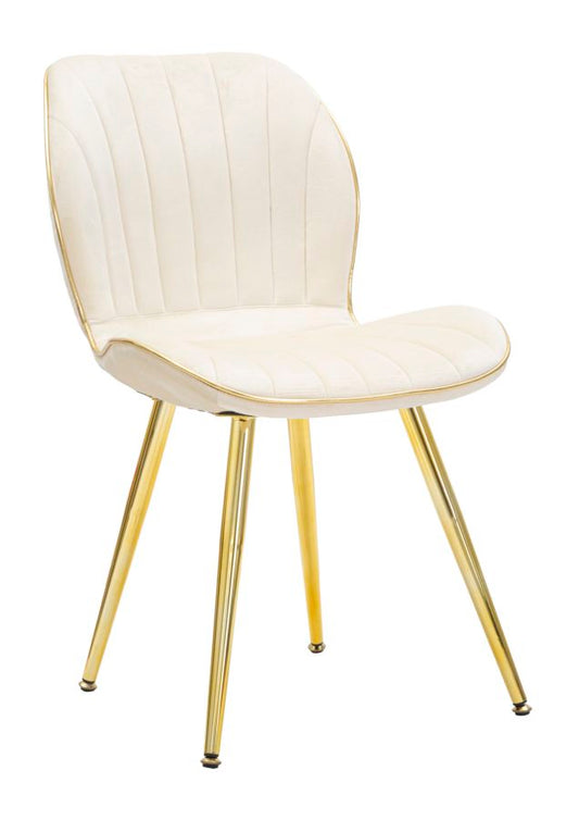 SEDIA PARIS SPACE CREMA /OR ENSEMBLE 2 PZ CM 46X58X77