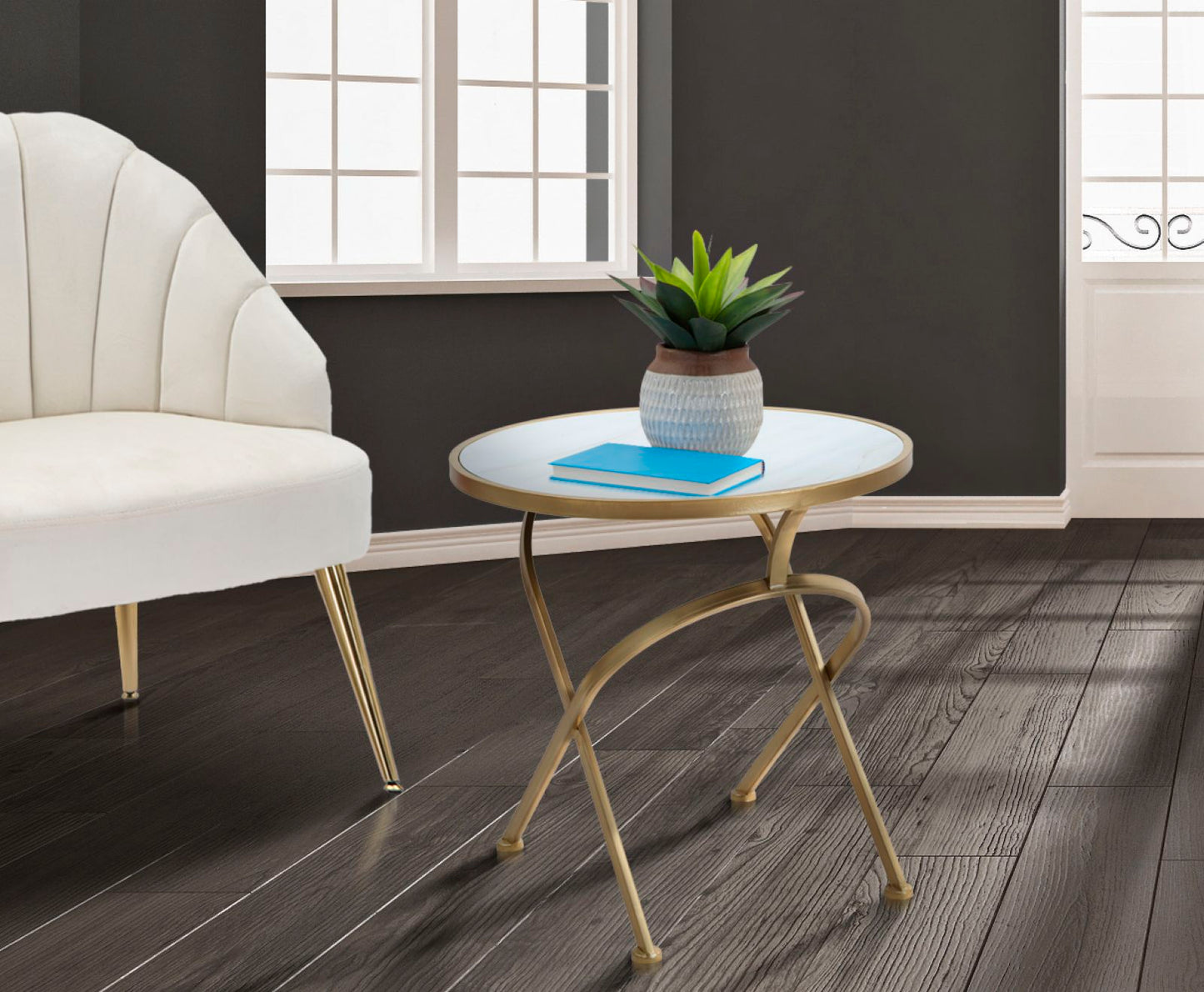 TAVOLINETTO GLAM MAT CM ? 50,5X50
