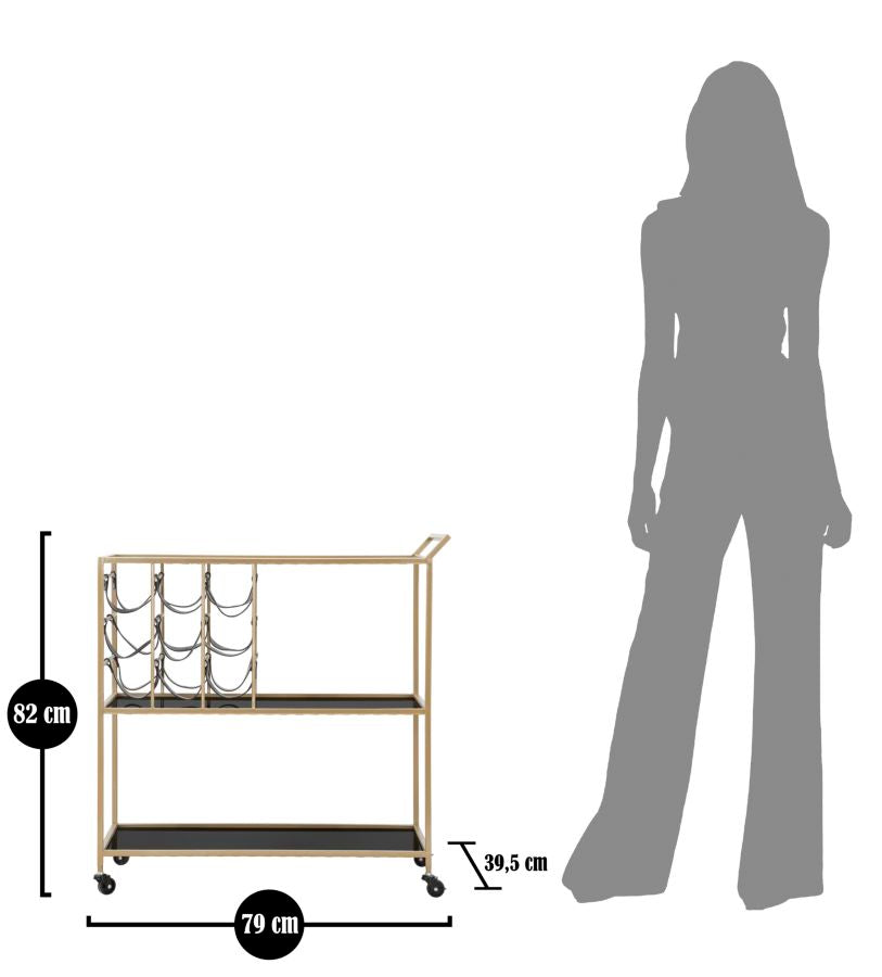CARRELLO CORDON NOIR CM 79X39,5X82