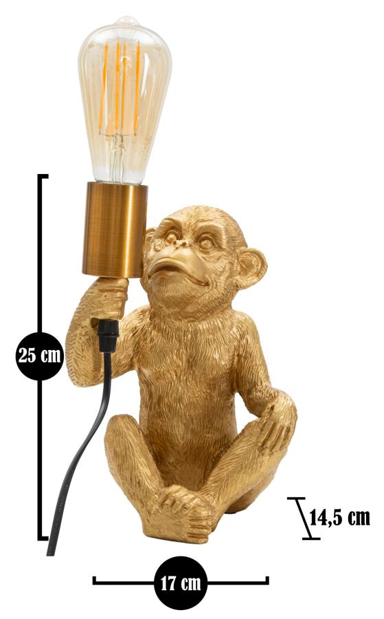 LAMPADA DA TAVOLO SINGE CM 17X14,5X25