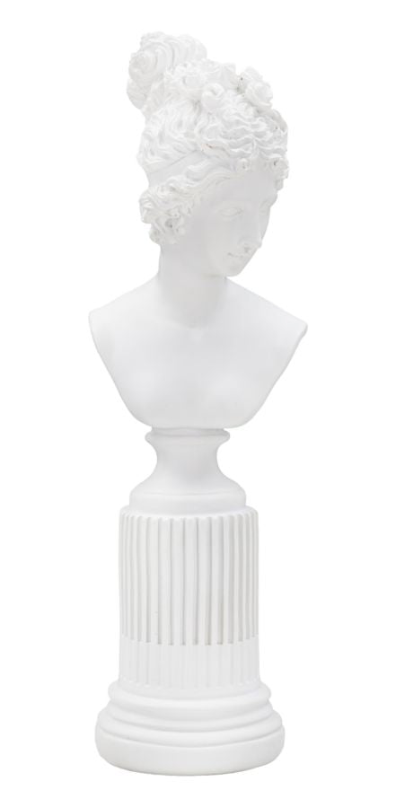 SCULTURA STATUA FEMME C/PIEDISTALLO CM 11X10,5X35,5