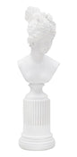 SCULTURA STATUA FEMME C/PIEDISTALLO CM 11X10,5X35,5