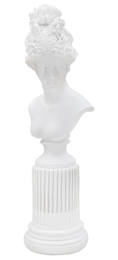 SCULTURA STATUA FEMME C/PIEDISTALLO CM 11X10,5X35,5