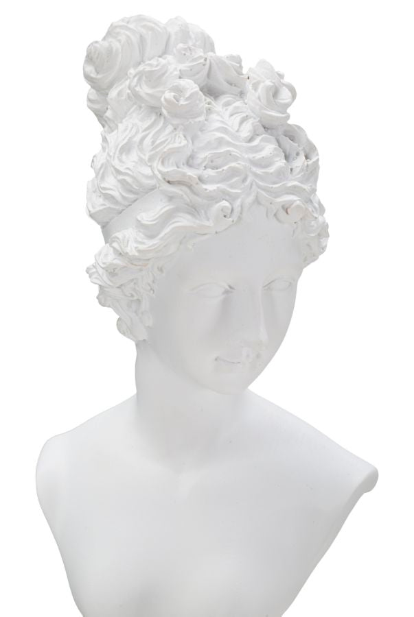 SCULTURA STATUA FEMME C/PIEDISTALLO CM 11X10,5X35,5