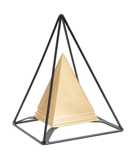 PIRAMIDE OR C/FERRO CM 15X15X21