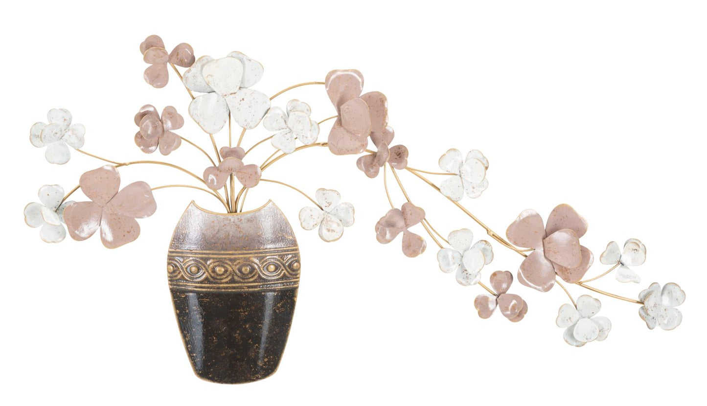 PANNELLO EN FERRO VASE NOUVEAU CM 87,5X6X46