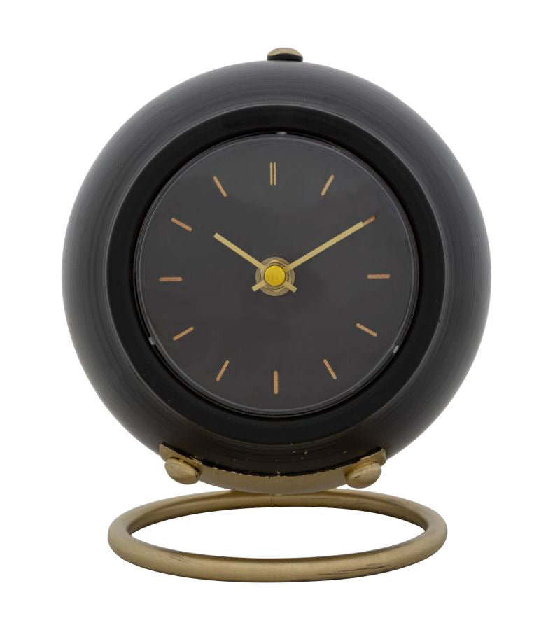 OROLOGIO DA TAVOLO BALLE NERO CM 16X13X19