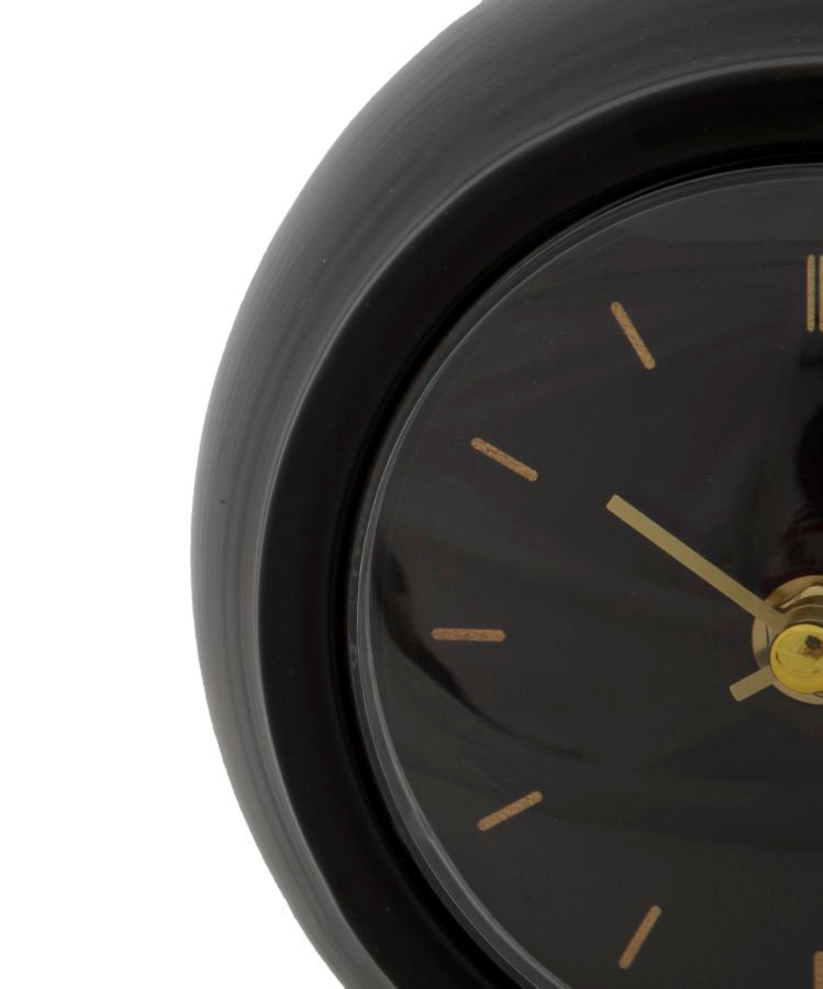 OROLOGIO DA TAVOLO BALLE NERO CM 16X13X19