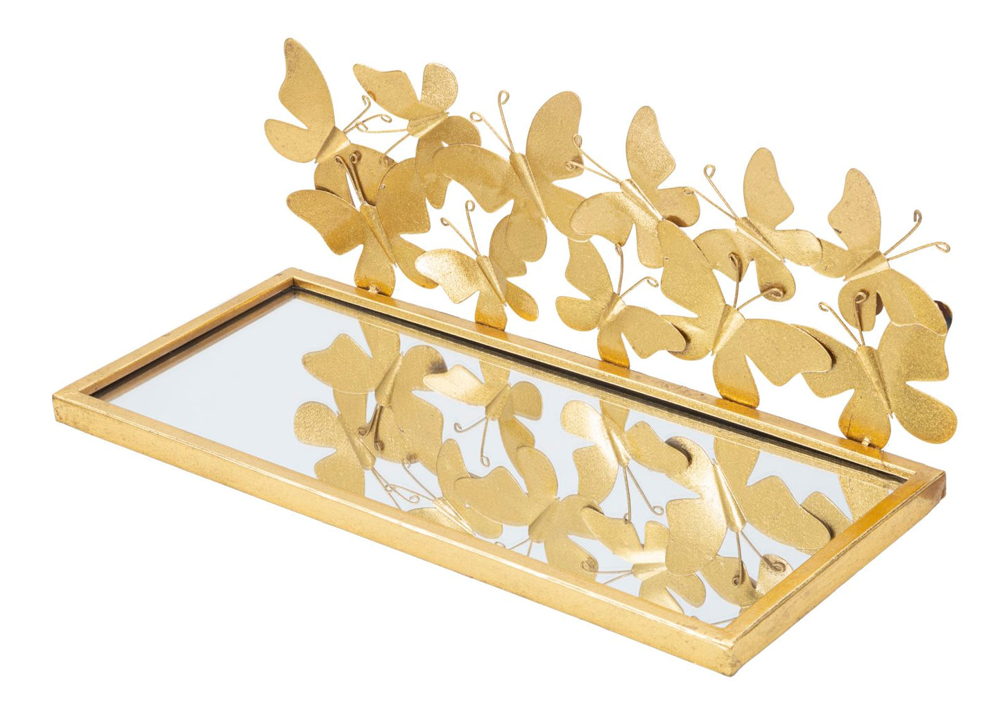COMODINO MENSOLA PAPILLONS COPPIA CM 43X19,2X16,5