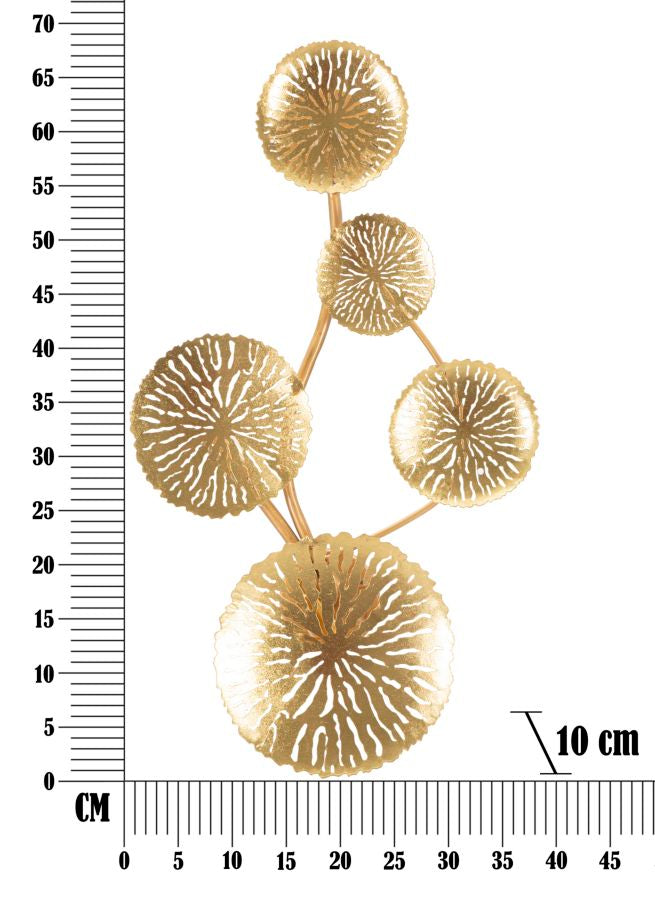 LAMPADA DA MURO DISHI NOUVEAU CM 68,5X10X38