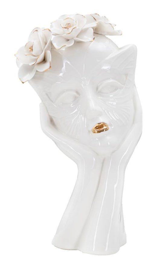 MASQUE FEMME VASO CM 16,5X14X27,3