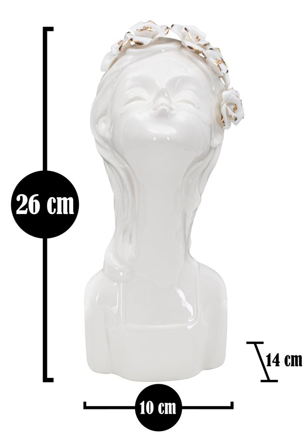 VASO JEUNE DAME ROSES CM 10x14x26