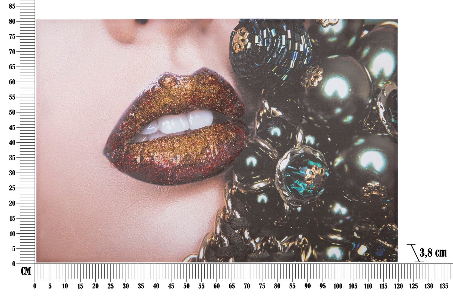 STAMPA SU TELA BELLES L¡°¡°VRES
CM 80X3,8X120