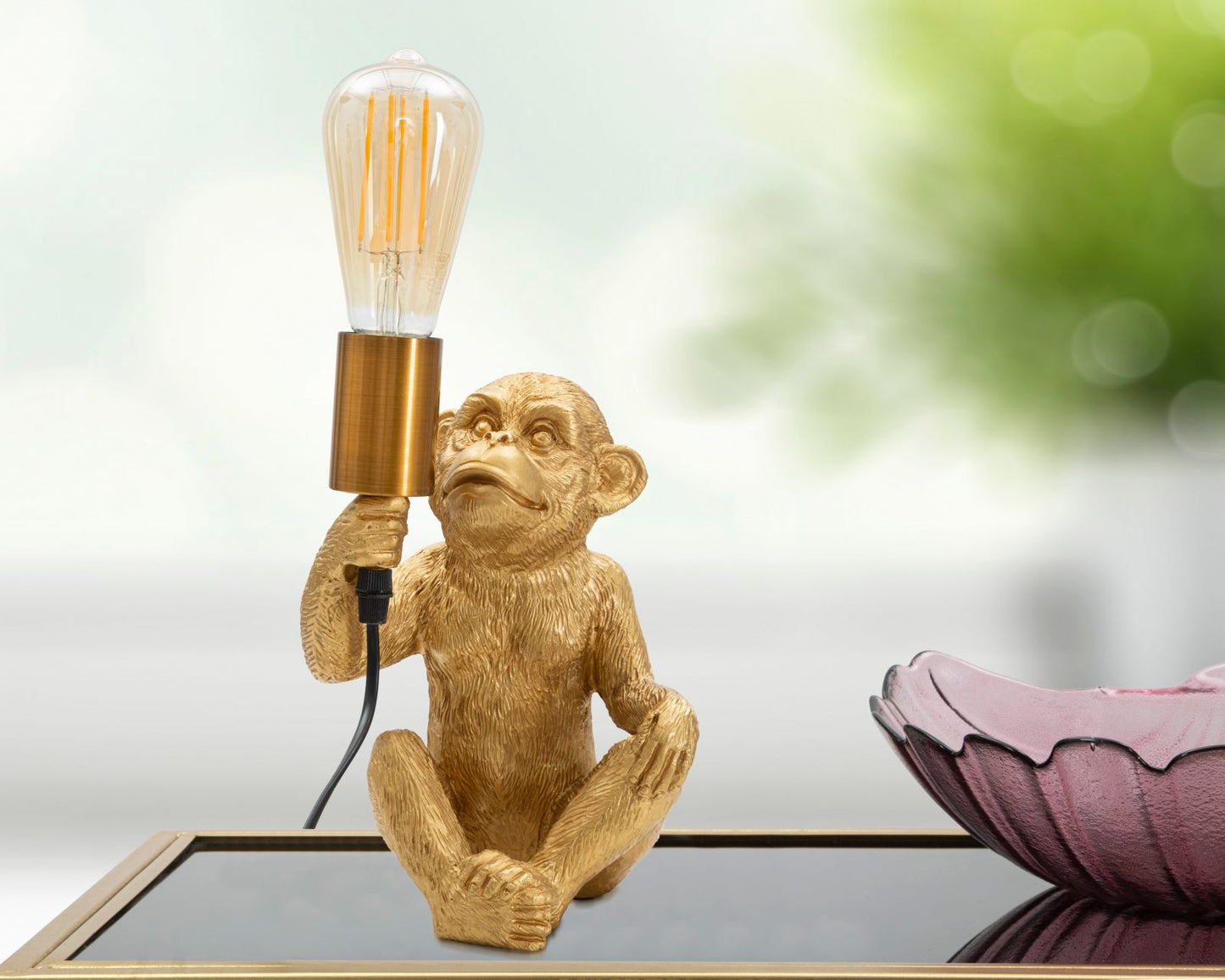 LAMPADA DA TAVOLO SINGE CM 17X14,5X25