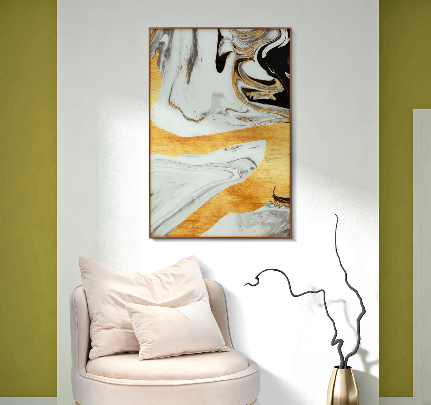 PANNELLO VETRO C/CORNICHE GHOSTLY CM 80X3,5X120