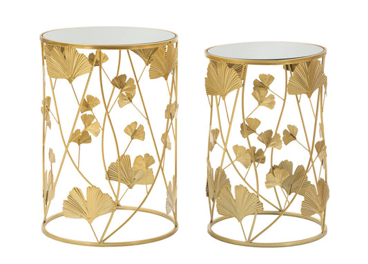 TAVOLINETTI LEAVY COPPIA CM ? 38X55-33X50