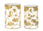 TAVOLINETTI LEAVY COPPIA CM ? 38X55-33X50