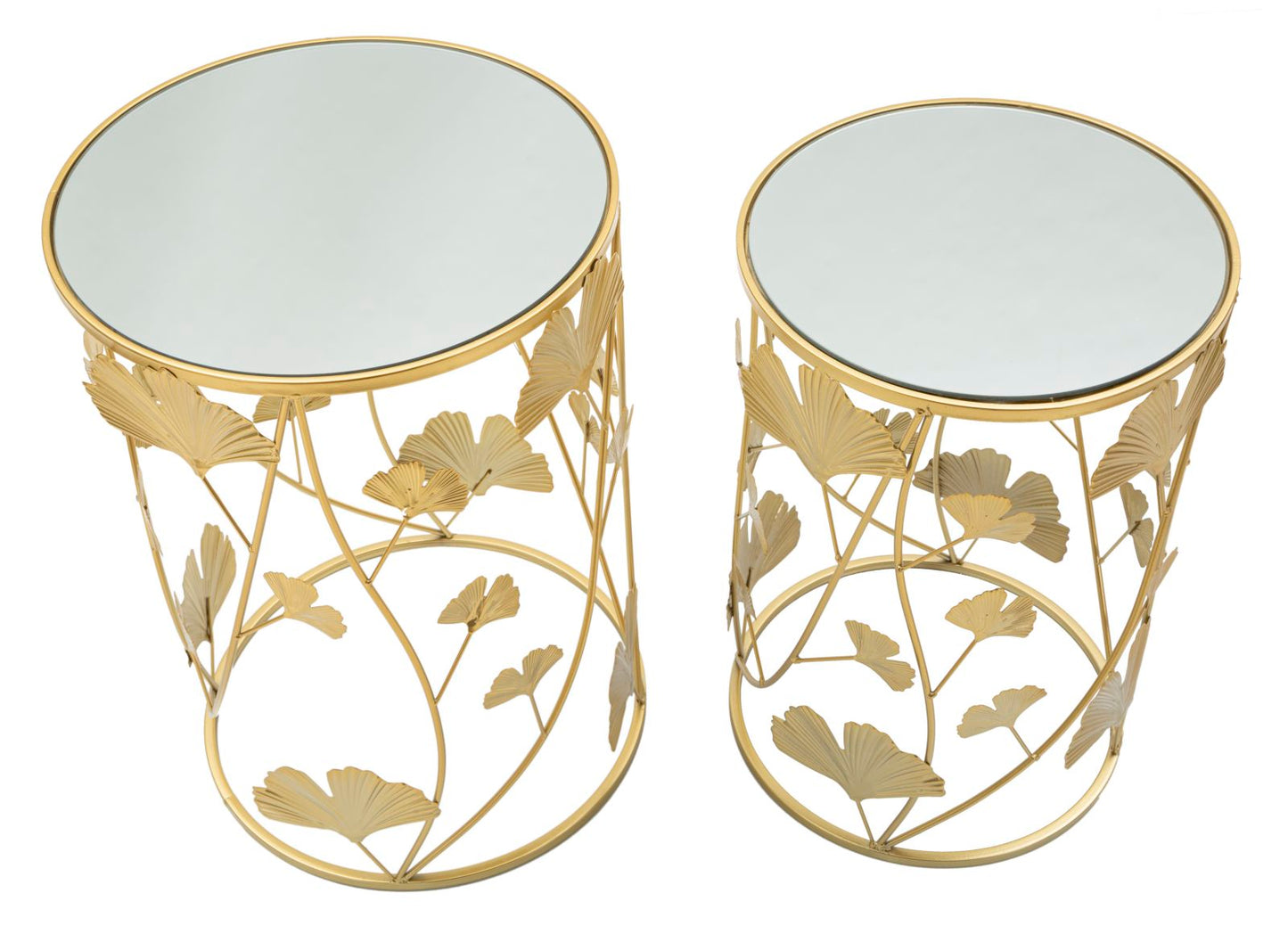 TAVOLINETTI LEAVY COPPIA CM ? 38X55-33X50