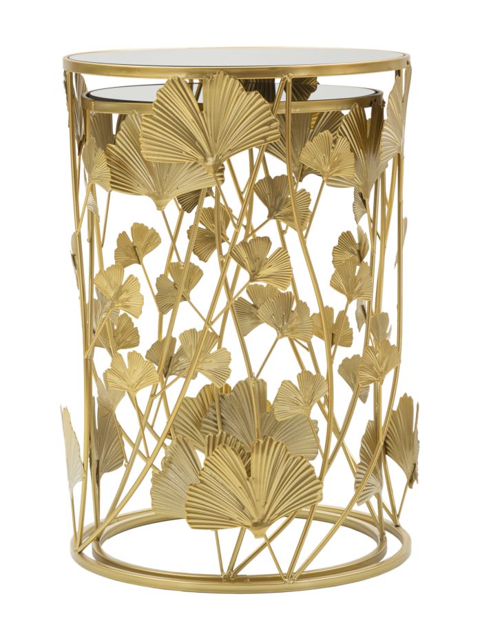 TAVOLINETTI LEAVY COPPIA CM ? 38X55-33X50
