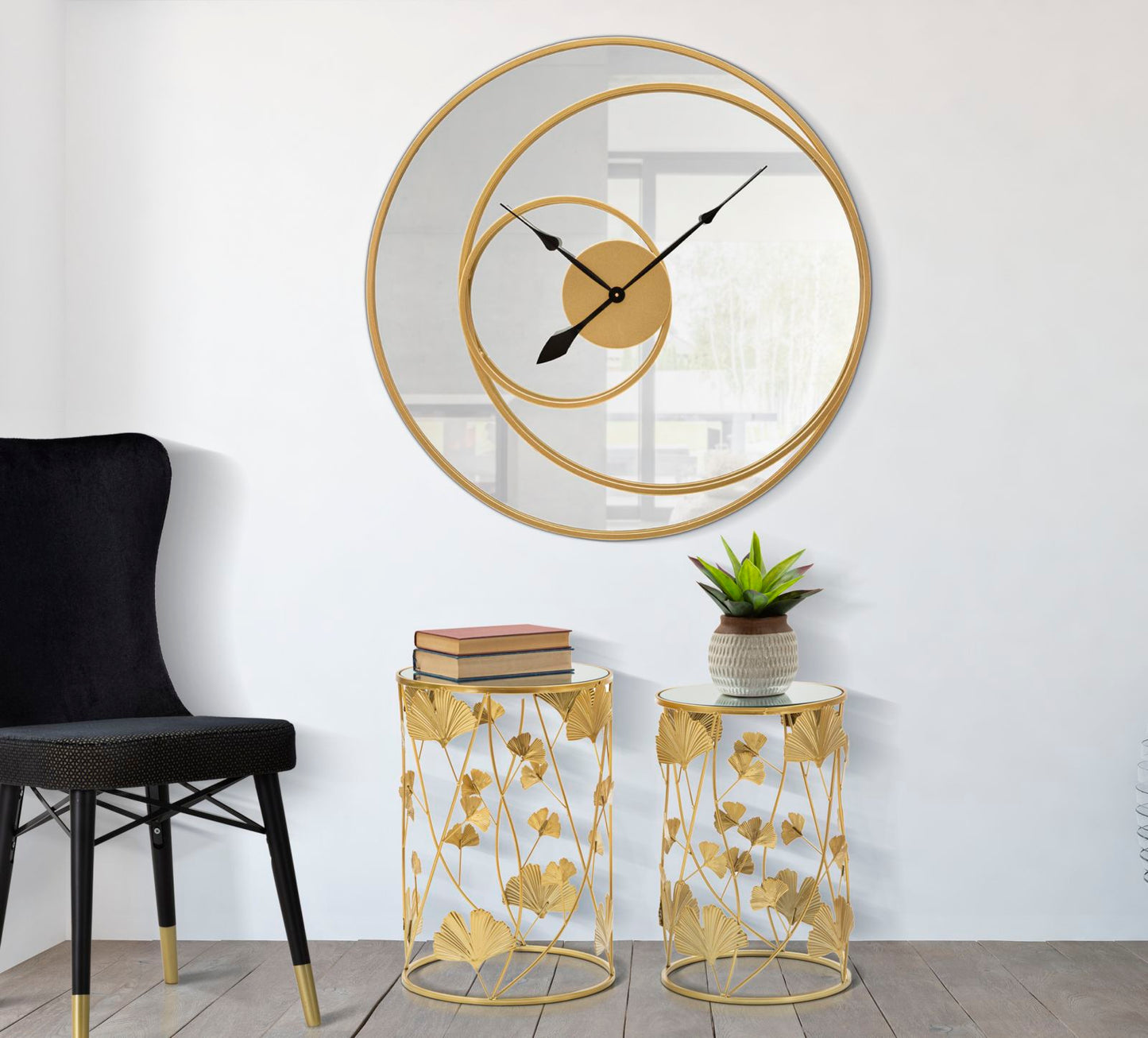TAVOLINETTI LEAVY COPPIA CM ? 38X55-33X50