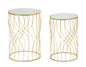 TAVOLINETTI LIGNE COPPIA CM ? 38X55-33X50
