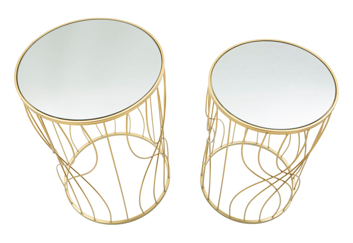 TAVOLINETTI LIGNE COPPIA CM ? 38X55-33X50