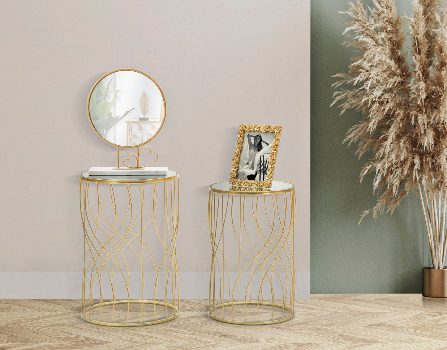 TAVOLINETTI LIGNE COPPIA CM ? 38X55-33X50