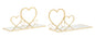 COMODINO MENSOLA COEURS COPPIA CM 41,5X18X21