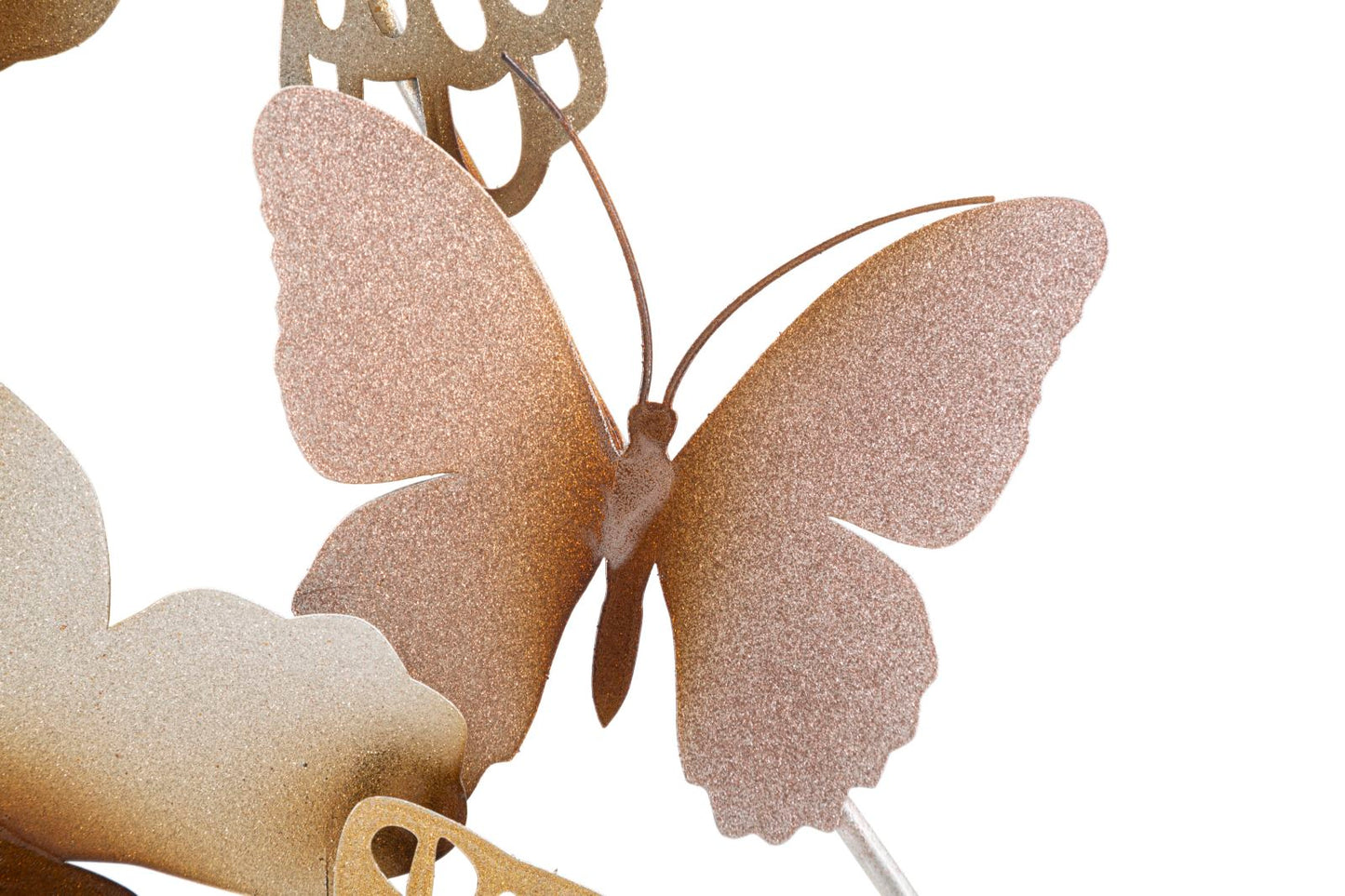 PANNELLO DA MURO PAPILLONS ORO/ROSA C CM 59,5X4X111,5