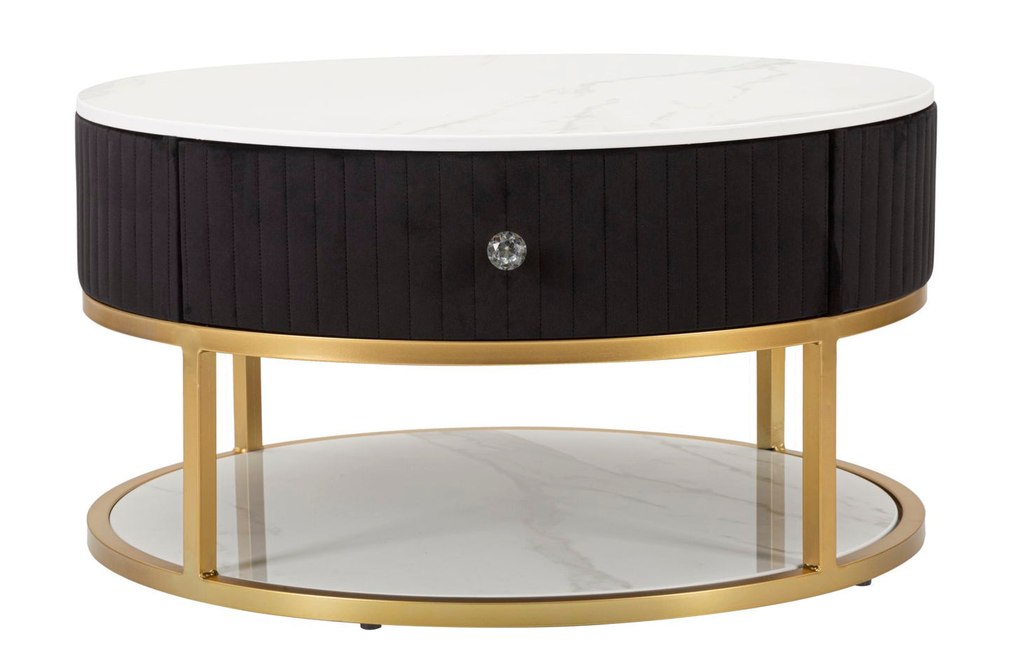 TAVOLO DA CAFFE' MONTPELLIER NERO CM ? 75X36