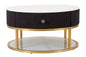 TAVOLO DA CAFFE' MONTPELLIER NERO CM ? 75X36