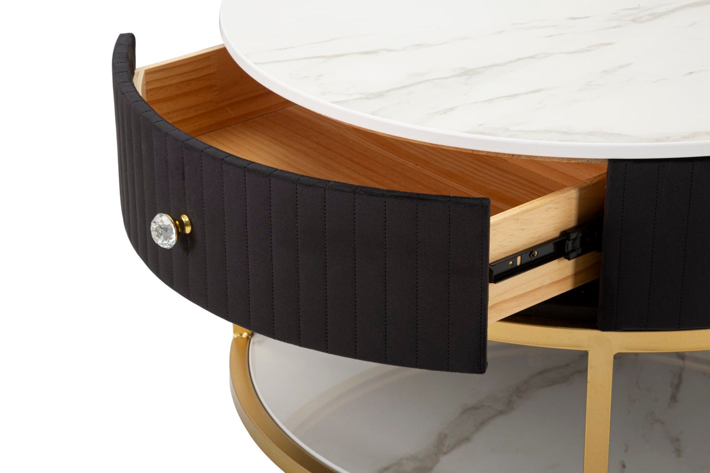 TAVOLO DA CAFFE' MONTPELLIER NERO CM ? 75X36