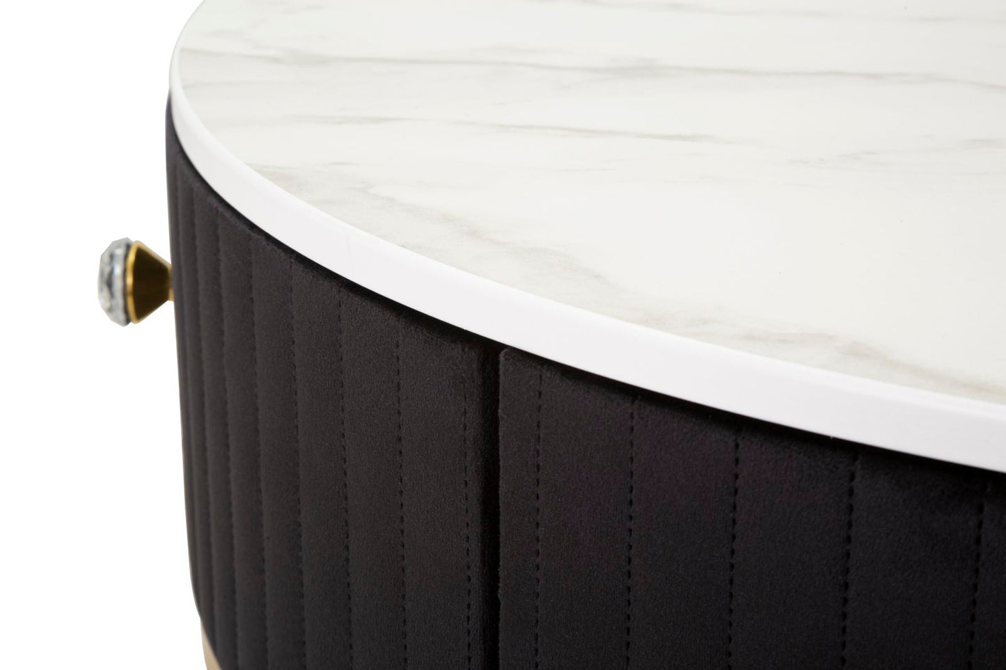 TAVOLO DA CAFFE' MONTPELLIER NERO CM ? 75X36