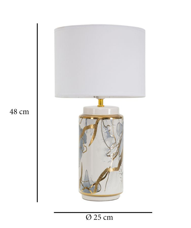 LAMPADA DA TAVOLO GLAM ABSTRAIT NOIR CM ? 25X48