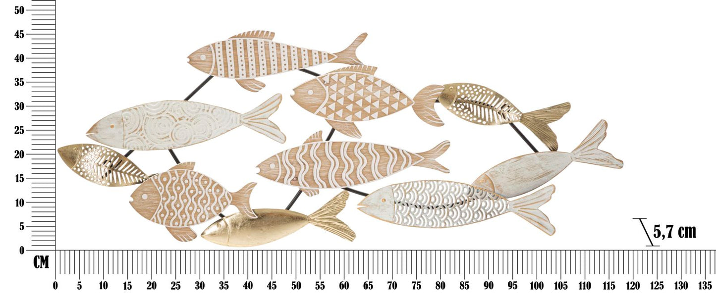 PANNELLO EN FERRO POISSON CM 118X5,7X46,4