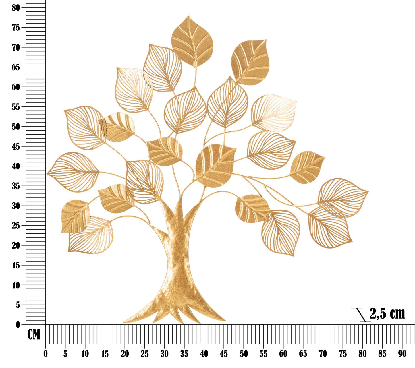 PANNELLO EN FERRO ALBERO GOLDY CM 81X2,5X78
