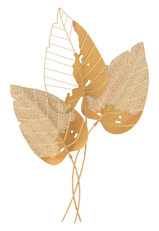 PANNELLO EN FERRO FEUILLE D'AUTOMNE OR CM 53X4X84,5